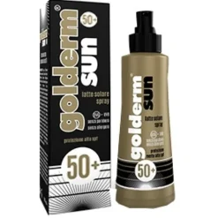 Golderm Sun SPF 50+ Spray Solare Protettivo Pelli Chiare e Sensibili 100 ml
