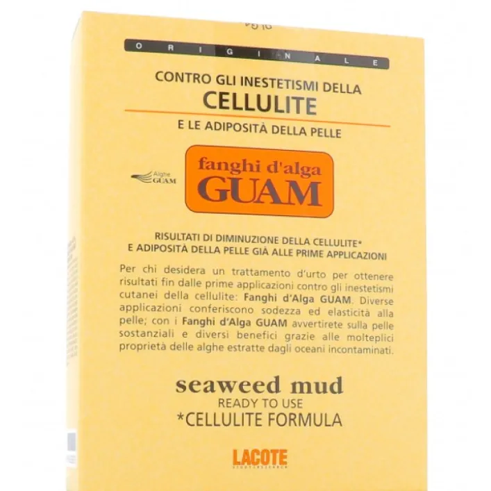 Guam Fanghi D'Alga 3 Buste - Trattamento Efficace Contro gli Inestetismi Cutanei della Cellulite