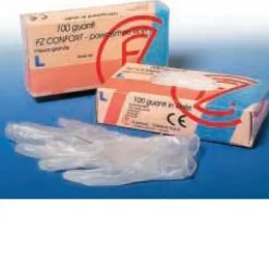 Guanti in Vinile Senza Polvere Taglia L 100 pezzi - Farmac-Zabban