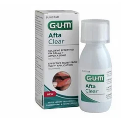 Gum AftaClear Collutorio Trattamento Antiafte 120 ml