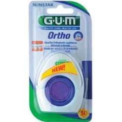 Gum Ortho Filo Interdentale per Apparecchi Ortodontici 50 pezzi