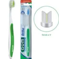 Gum Ortho Spazzolino Ortodontico Setole Morbide