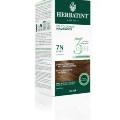 Herbatint Tintura per Capelli Gel Permanente 3 Dosi 7N Biondo 300 ml