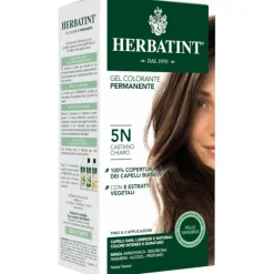 Herbatint Tintura per Capelli Gel Permanente 5N Castano Chiaro 150 ml