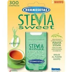 Hermesetas Stevia Sweet Dolcificante Acalorico 300 Compresse