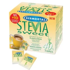 Hermesetas Stevia Sweet Dolcificante Alimentare 50 + 10 Buste