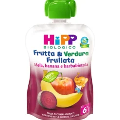 Hipp Bio Frutta e Verdura Mela Banana e Barbabietola 90 grammi