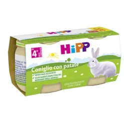 Hipp Bio Omogeneizzato Coniglio con Patate 2 x 80 grammi