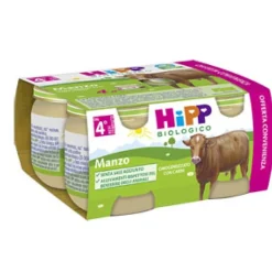 Hipp Bio Omogeneizzato Manzo 4 x 80 grammi
