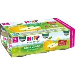 Hipp Bio Omogeneizzato Mela Golden 6 x 80 grammi