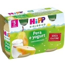 Hipp Bio Omogeneizzato Pera e Yogurt 2 x 125 grammi
