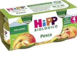 Hipp Bio Omogeneizzato Pesca 2 x 80 grammi