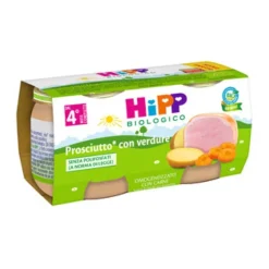 Hipp Bio Omogeneizzato Prosciutto Cotto con Verdure 2 x 80 grammi