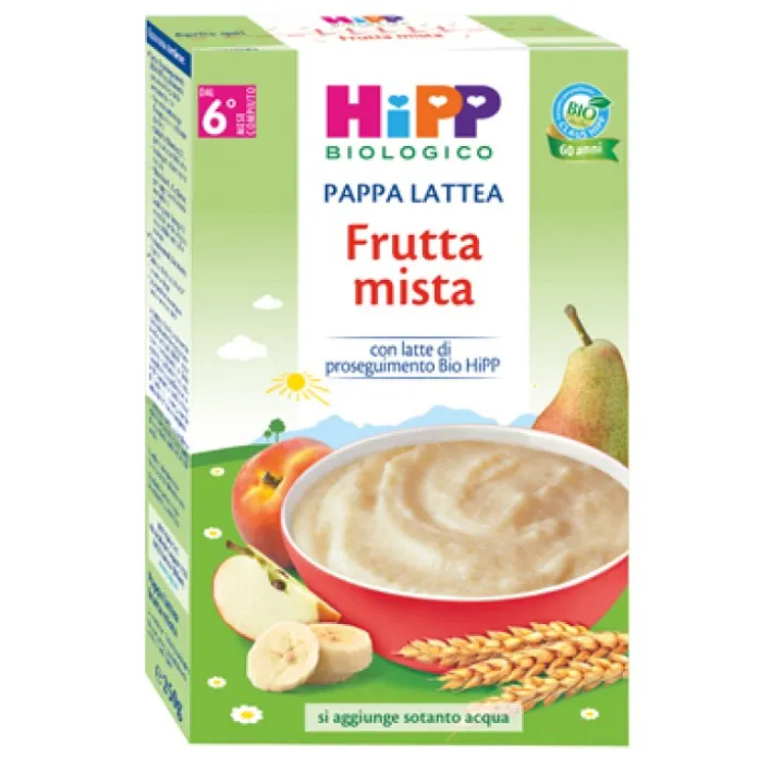 Hipp Bio Pappa Lattea Frutta Mista 250 grammi