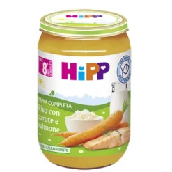 Hipp Riso Salmone con Carote 220 grammi