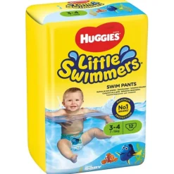 Huggies Little Swimmer Pannolini Costumino Bambini Taglia Medium 7-15 Kg 12 pezzi