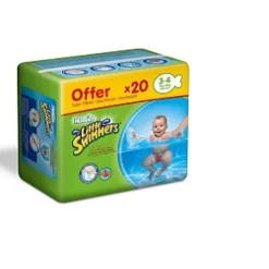 Huggies Little Swimmer Pannolini Costumino Bambini Taglia Medium 7-15Kg 20 pezzi