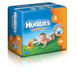 Huggies SuperDry Pannolini Taglia 3 (4-9Kg) 20 pezzi