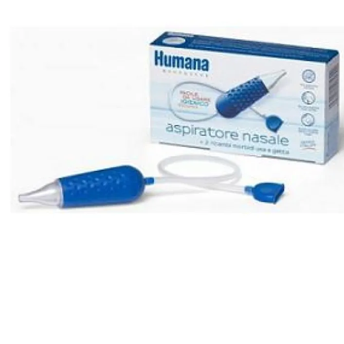 Humana Aspiratore Nasale + 2 Ricambi Usa e Getta