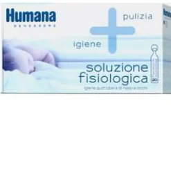 Humana Baby Soluzione Fisiologica Igiene Nasale 5 ml x 20 Flaconcini