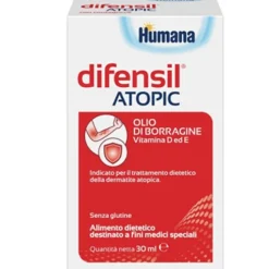 Humana Difensil Atopic Olio di Borragine Trattamento Dermatite Atopica 30 ml