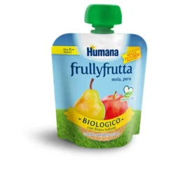 Humana FrullyFrutta Bio Mela Pera 90 grammi