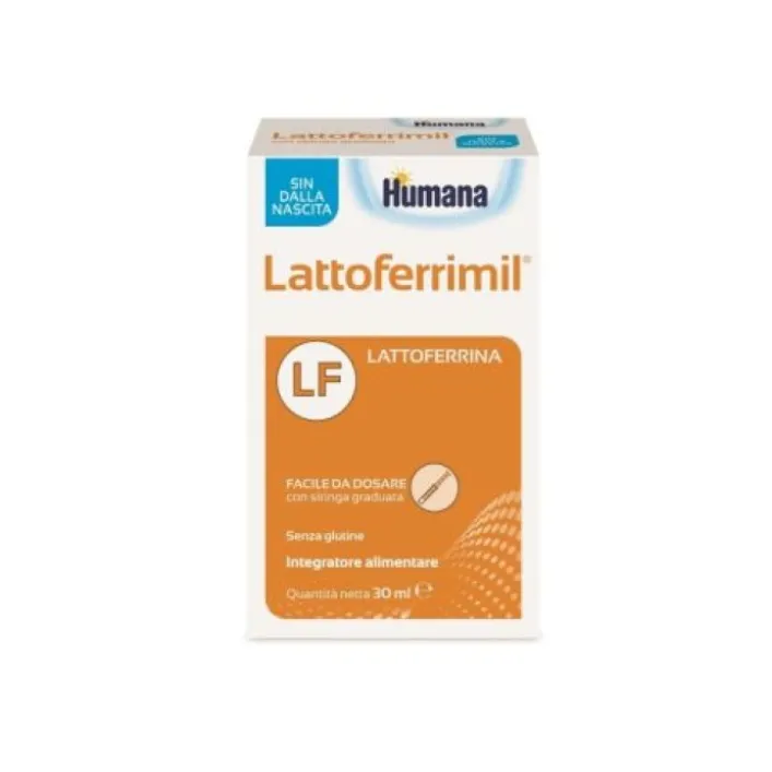 Humana Lattoferrimil Gocce 30 ml - Integratore di Lattoferrina