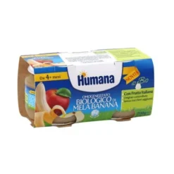 Humana Omogeneizzato Mela Banana 2 x 100 grammi