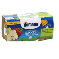 Humana Omogeneizzato Mela Pera 2 x 100 grammi