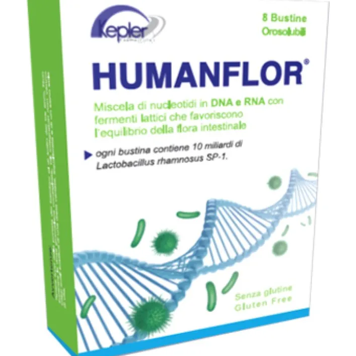Humanflor 8 Bustine - Integratore Alimentare