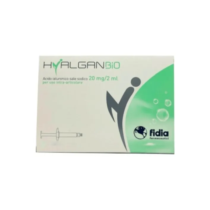 Hyalganbio Flacone per Siringa Intra-Articolare 20 mg 2 ml 1 Pezzo