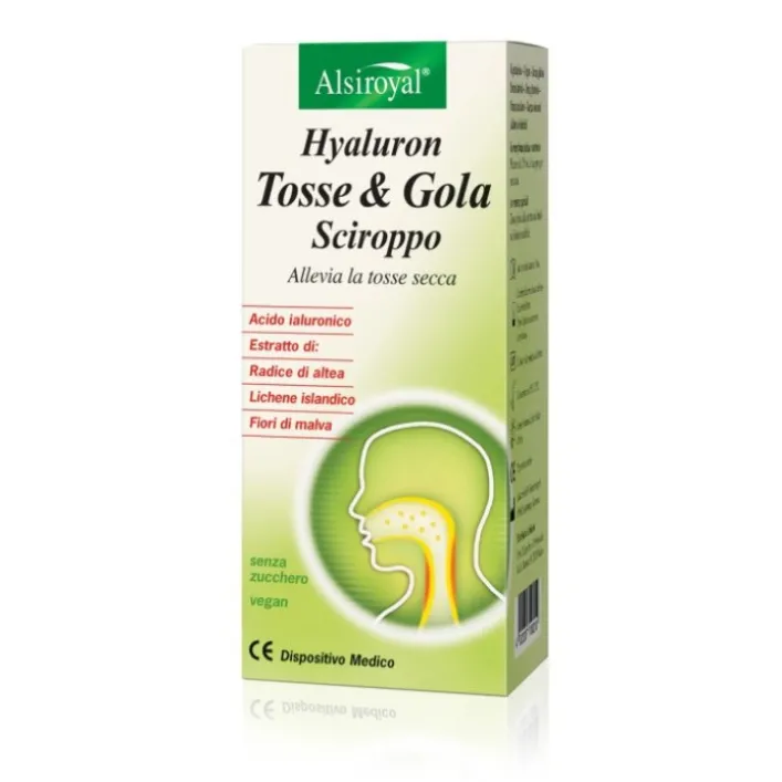 Hyaluron Tosse e Gola Sciroppo per la Tosse Secca 150 ml