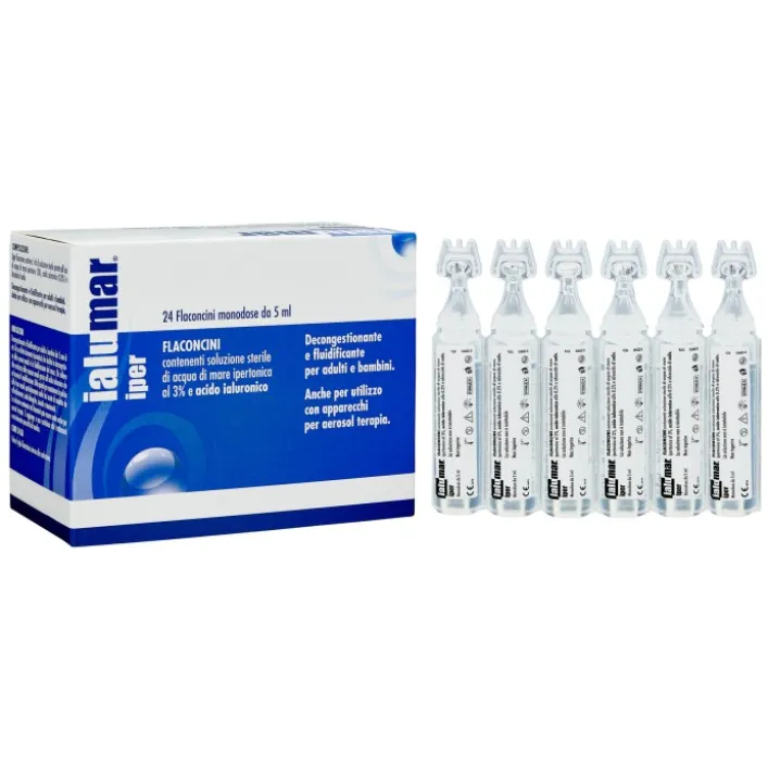 Ialumar Iper Soluzione Ipertonica 24 Flaconcini Monodose