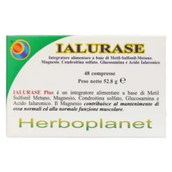 Ialurase Plus Herboplanet 48 Capsule - Integratore Benessere Ossa e Muscoli