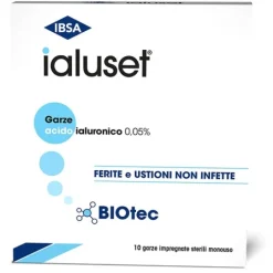Ialuset Garze Sterili Impregnate 10 x 10 cm 10 Pezzi