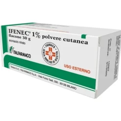 Ifenec 1% Econazolo Nitrato Polvere Cutanea Antimicotica 30 grammi