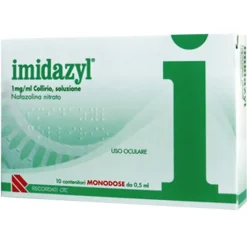 Imidazyl Collirio 1mg/ ml Nafazolina Decongestionante 10 Flaconcini Monodose