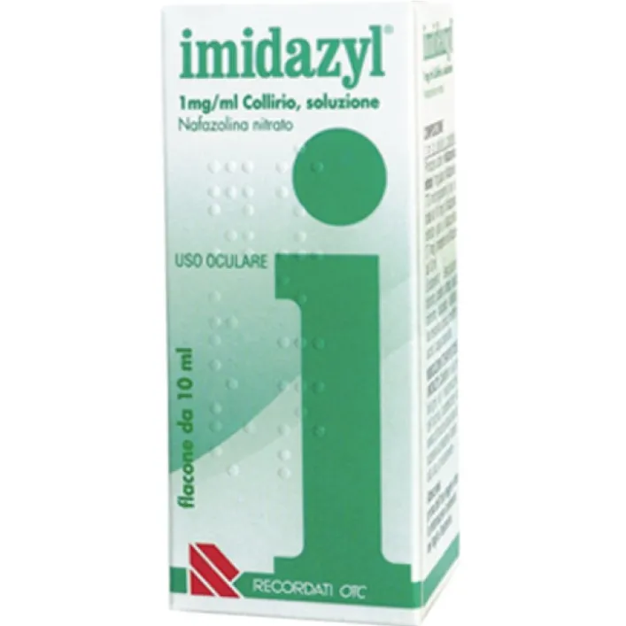 Imidazyl Collirio 0,1% Nafazolina Decongestionante Flacone 10 ml