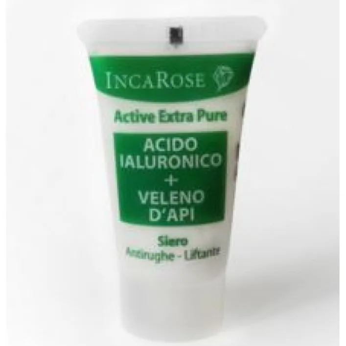 Incarose Active Extra Pure Acido Ialuronico e Veleno di Api Siero Antirughe 18 ml
