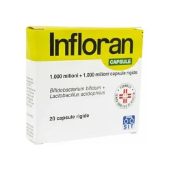 Infloran 250mg 20 Capsule per Prevenire le Sindromi Gastrointestinali
