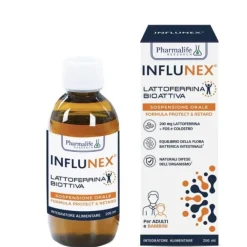Influnex Lattoferrina 200 ml - Integratore Difese Immunitarie e Flora Intestinale