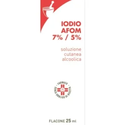 Iodio Afom 7% / 5% Soluzione Cutanea Alcolica 25 ml