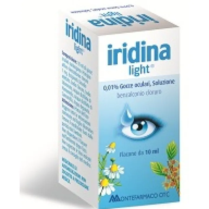 Iridina Light Gocce 0,01% Benzalconio Cloruro Collirio 10 ml