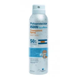 Isdin Fotoprotector Spray Solare Trasparente Wet Skin Pediatrics SPF 50+ Protezione Bambini 250 ml