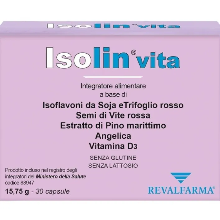 Isolin Vita 30 Capsule - Integratore Menopausa