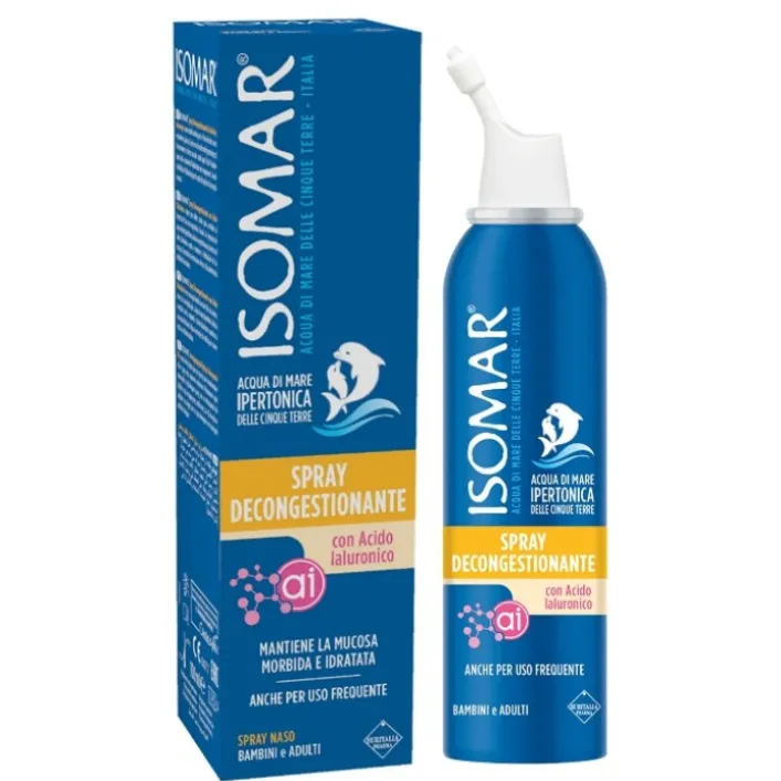 Isomar Naso Spray Decongestionante con Acido Ialuronico 100 ml