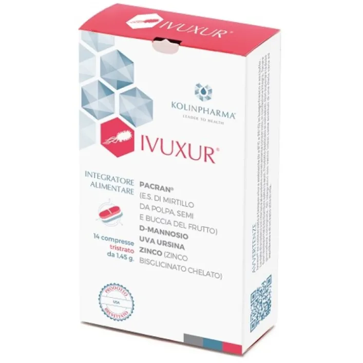 Ivuxur 14 Compresse - Integratore Benessere Vie Urinarie