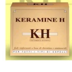 Keramine H Fascia Bianca 10 Fiale - Integratore per Capelli