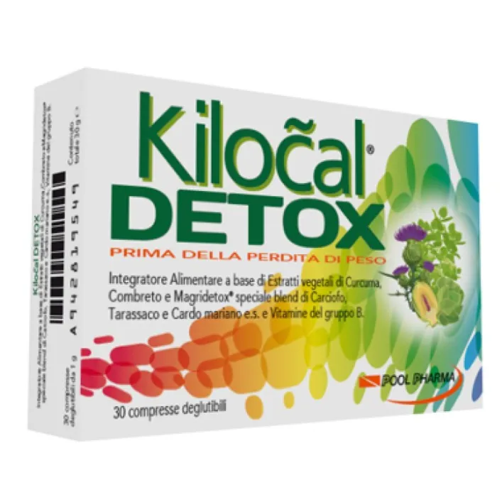 Kilocal Detox 30 Compresse - Integratore Prima della Perdita di Peso