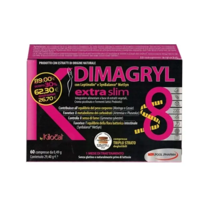Kilocal Dimagryl 60 Compresse - Integratore Alimentare